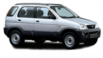  DAIHATSU TERIOS 1.3 4WD (J102) 2000 -  2005