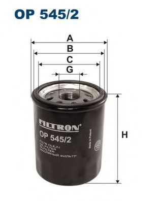 OP545/2 FILTRON Масляный фильтр