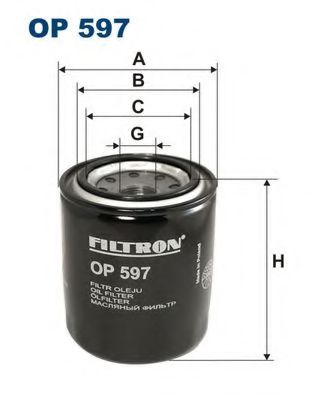 OP597 FILTRON Масляный фильтр