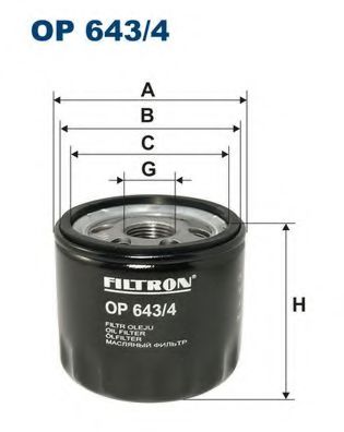 OP643/4 FILTRON Масляный фильтр