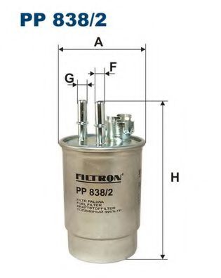 PP838/2 FILTRON Топливный фильтр