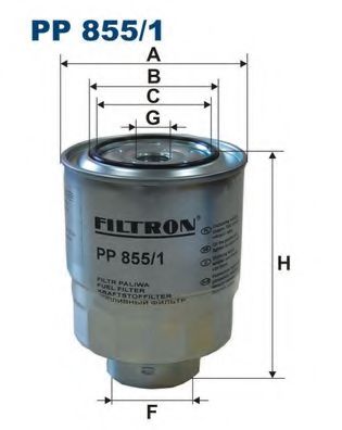 PP855/1 FILTRON Топливный фильтр