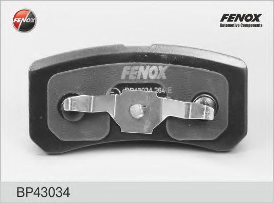 BP43034 FENOX Комплект тормозных колодок, дисковый тормоз