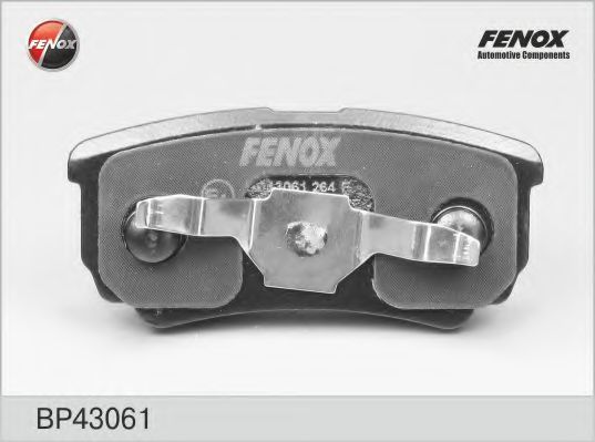 BP43061 FENOX Комплект тормозных колодок, дисковый тормоз