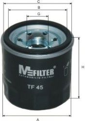 TF 45 MFILTER Масляный фильтр