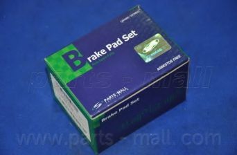 PKB-039 PARTS MALL Комплект тормозных колодок, дисковый тормоз