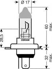 64193ULT-01B OSRAM Лампа накаливания, фара дальнего света
