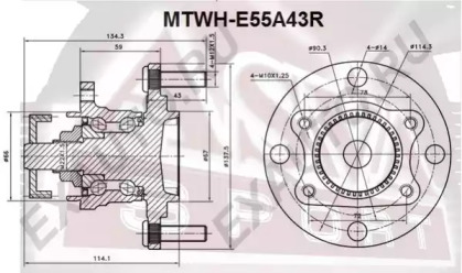 MTWH-E55A43R ASVA  